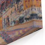 Impressionist Cityscape - Pont Saint-Michel by Luce Wall Art Print