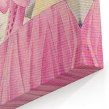 Art Deco Vogue Cover Print - Pink Gown Fashion Illustration Wall Art