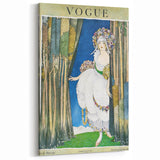 1919 Spring Vogue Cover Print - Floral Fantasy Art Deco Wall Decor