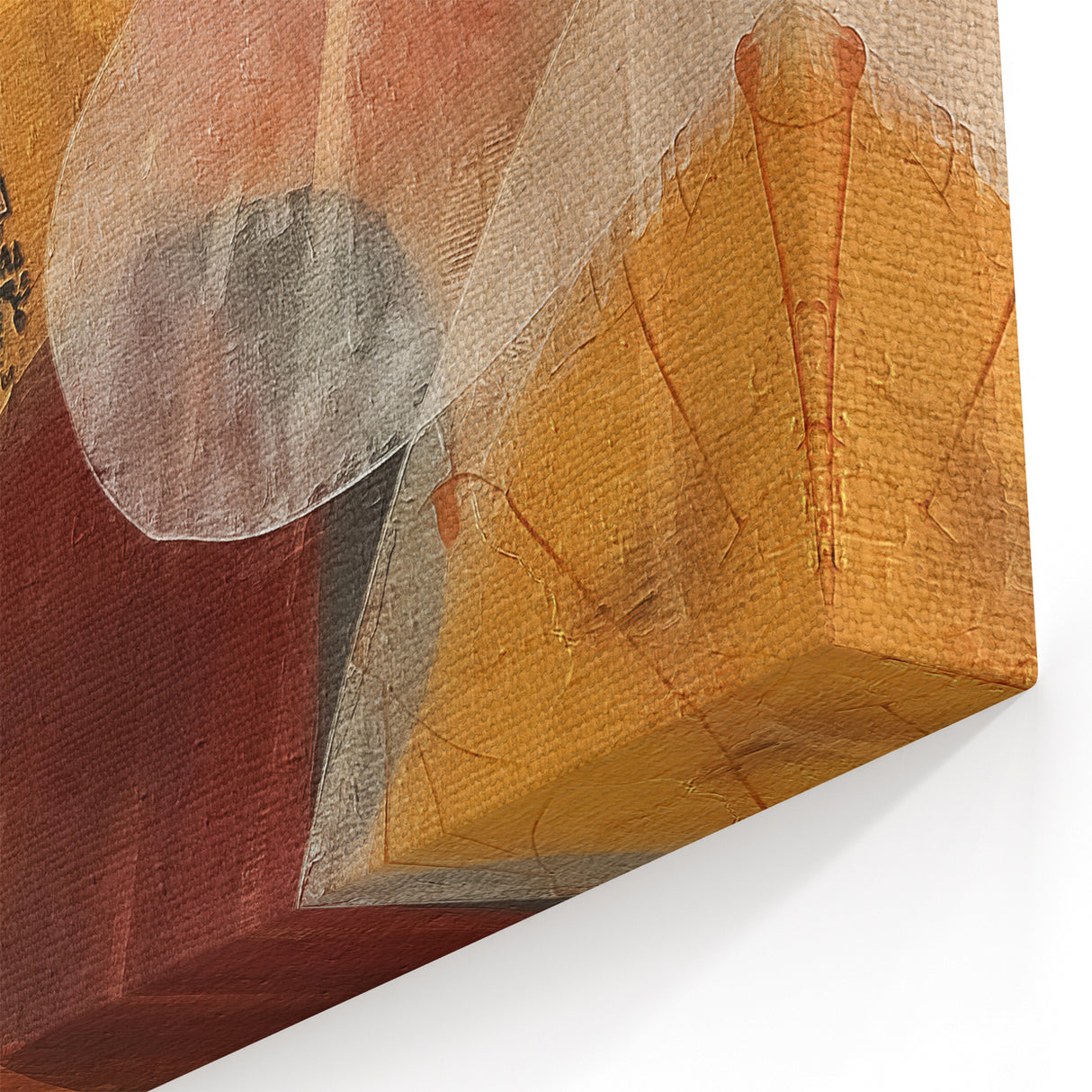 Modern Autumn Abstract - Fall Wall Art Warm Vibrant Seasonal Print
