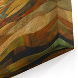 Harvest Patchwork Hills - Fall Wall Art Rustic Landscape Seasonal Print