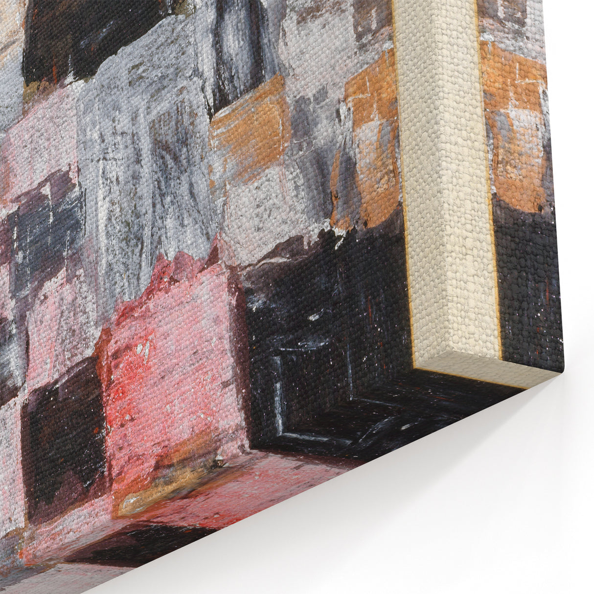 Abstract Modern Wall Art - Contemporary Urban Design with Bold Textures