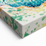 Vibrant Landscape Modern Wall Art - Serene Coastal Nature-Inspired Print
