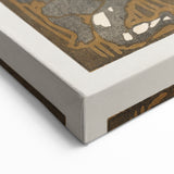 Abstract Modern Wall Art - Dynamic Nude Figures with Earthy Tones