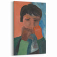 Modern Wall Art - Contemplative Abstract Portrait | Minimalist Art Print
