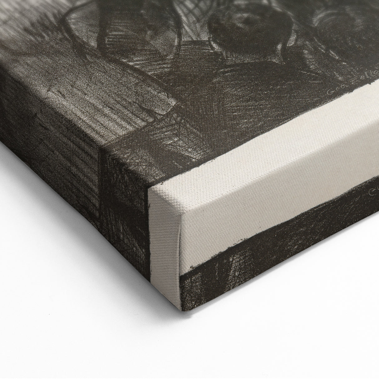 Modern Wall Art - Dramatic Boxing Match Scene | Monochrome Contemporary Print