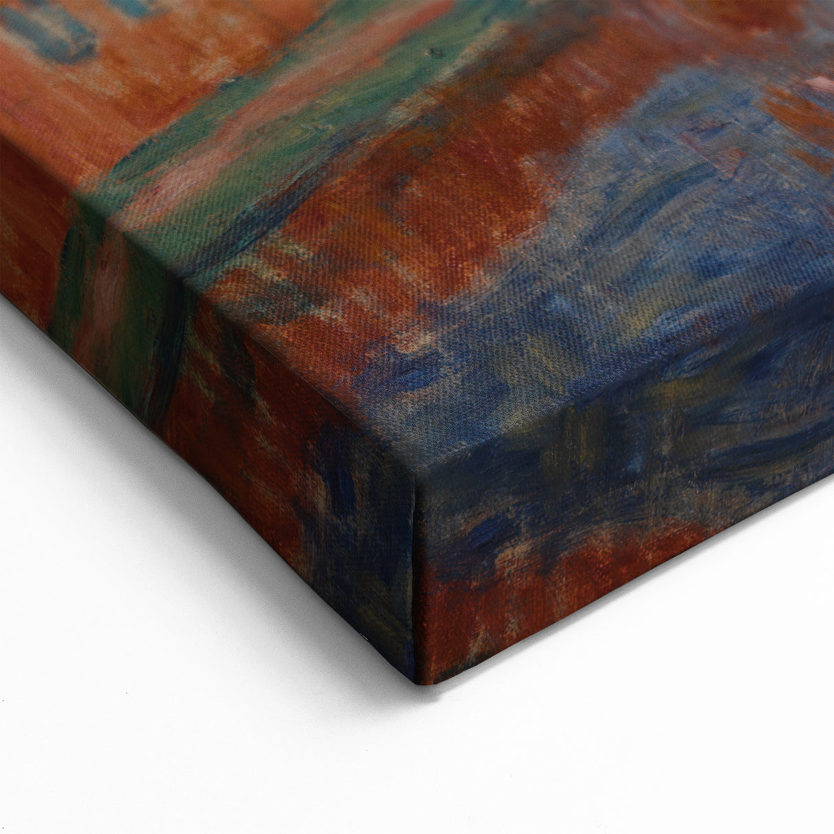 Modern Wall Art - Industrial Landscape Scene | Warm Earthy Decor