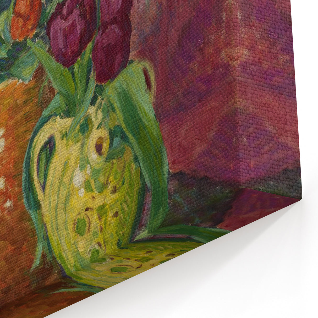 Modern Wall Art - Vibrant Tulip Still Life | Elegant Floral Decor