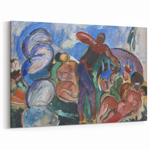 Modern Wall Art - Bold Figurative Composition | Dynamic Artistic Decor