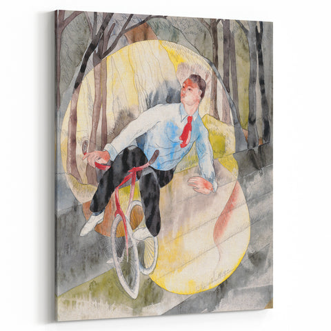 Vaudeville Bicycle Rider | Modern Art Print by Charles Demuth