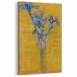 Irises in Vase | Modern Floral Art Print by Piet Mondrian