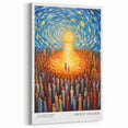 Radiant Gathering Under Sunlight Wall Art - Van Gogh Canvas Prints