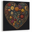 Heart-Shaped Botanical Leaf Art - Leaf Photography Wall Decor Print