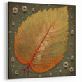 Mystical Leaf Art Print - Nature-Inspired Botanical Wall Decor Design