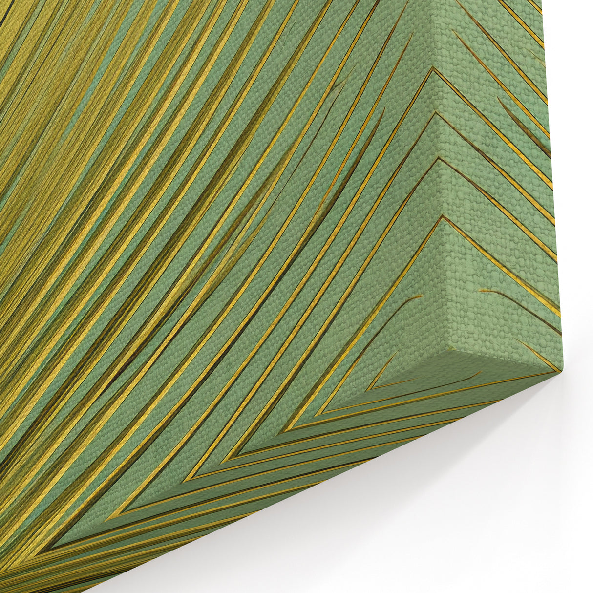 Golden Palm Leaf Art - Tropical Elegance Botanical Wall Decor Print