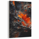 Botanical Closeup Art - Coral and Pink Mushroom Macro Photography Print