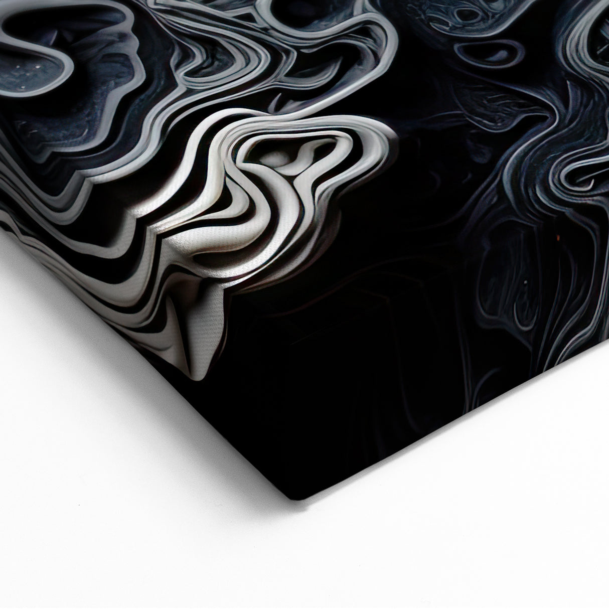 Monochrome Organic Closeup Wall Art – Modern Nature-Inspired Design