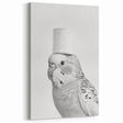 Bathroom Wall Art - Bird with Toilet Paper Hat