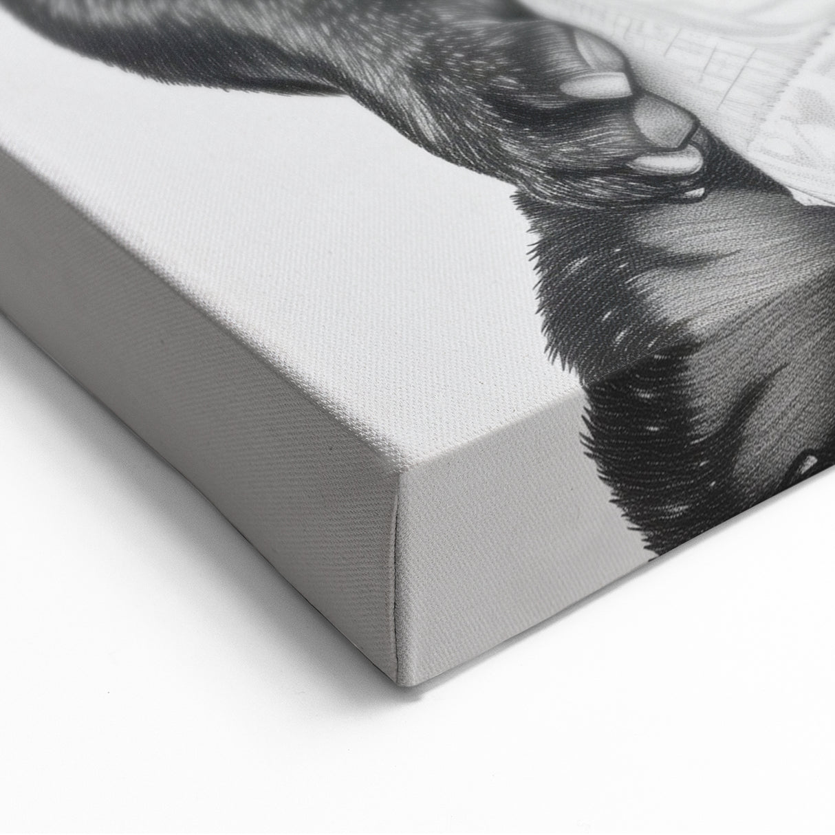 French Bulldog Bathroom Wall Art - Bold Black and White Decor