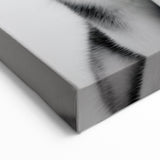 Husky Bathroom Wall Art - Minimalist Black and White Decor