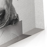 Bathroom Wall Art - Playful Puppy on Toilet Roll Modern Decor