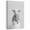 Bathroom Picture Frames - Minimalist Lamb Wall Decor for Modern Spaces
