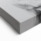 Pug Bathroom Wall Art - Modern Black and White Bathroom Decor