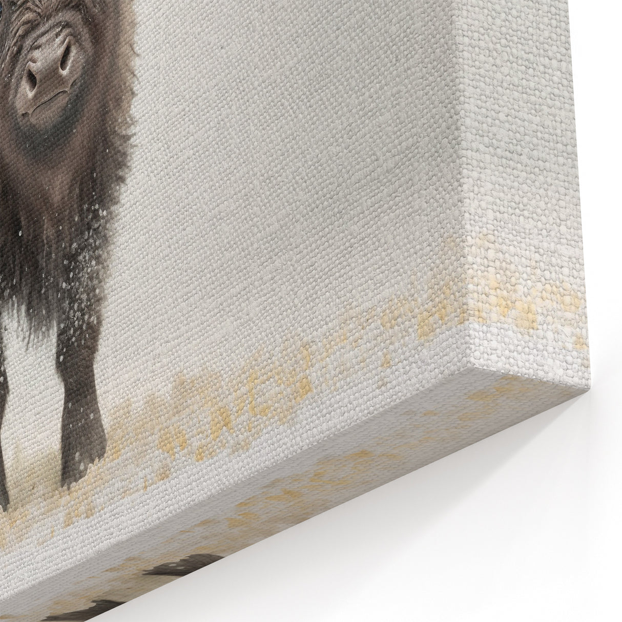 Adorable Baby Bison Wall Art - Perfect for Kids Room Decor