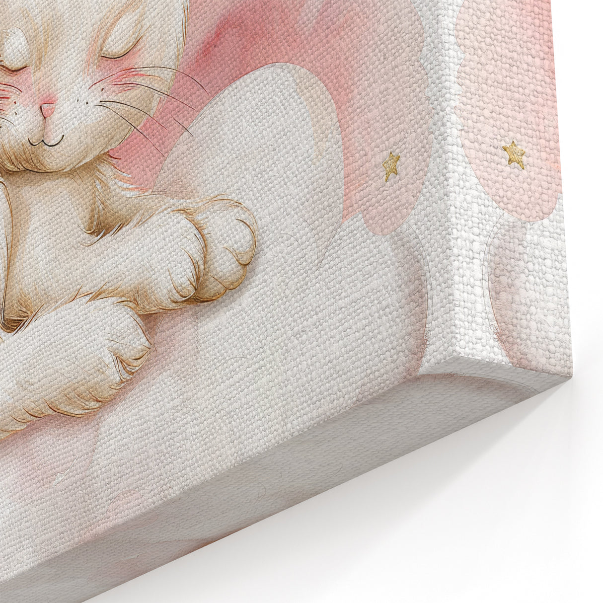 Sleeping Bunny - Kids Room Wall Art Canvas and Framed Options