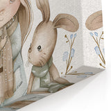 Winter Friends - Kids Room Wall Art Canvas and Framed Options