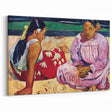 Abstract Modern Art of Tahitian Women - Vibrant Contemporary Wall Decor