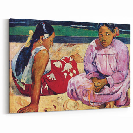 Abstract Modern Art of Tahitian Women - Vibrant Contemporary Wall Decor