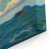 Modern Wall Art - Sailboat and Sea Breeze - Contemporary Ocean Scene