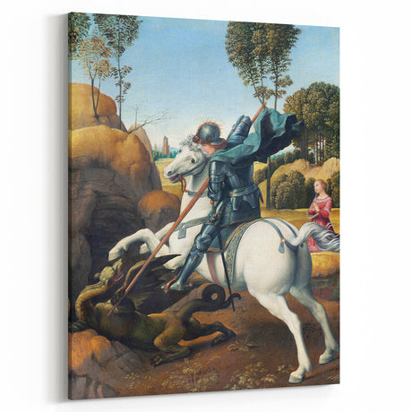 Renaissance Art Prints: Raphael's Saint George and the Dragon Decor