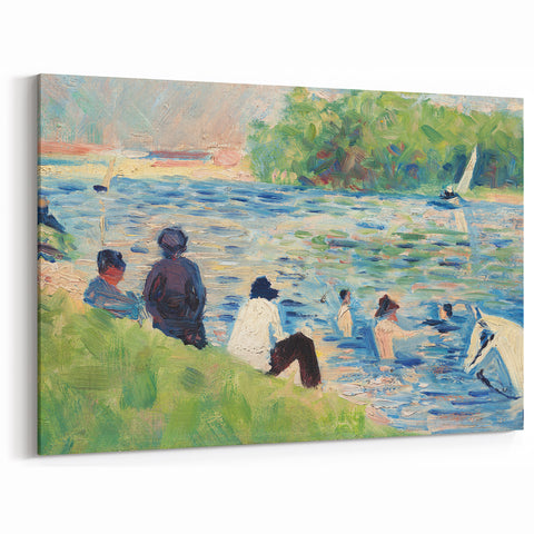 Study of Bathers by Georges Seurat - Modern Art Prints for Wall Decor