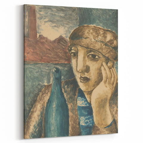Drunk by Mikuláš Galanda - Abstract Modern Portrait for Wall Decor