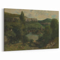 View of Ornans - Realism Art Canvas | Classical Realism Paintings