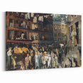 Realism Art Prints: "Cliff Dwellers" by George Bellows - Urban Life Canvas
