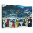 Realism Art Prints: "Love of Winter" by George Bellows - Winter Scene Canvas