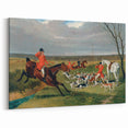 Realism Art Prints: Equestrian Hunting Scene Realism Wall Art Canvas