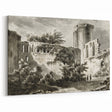 Detailed Art Realism: Ruins of Château de Botwel Realism Wall Art