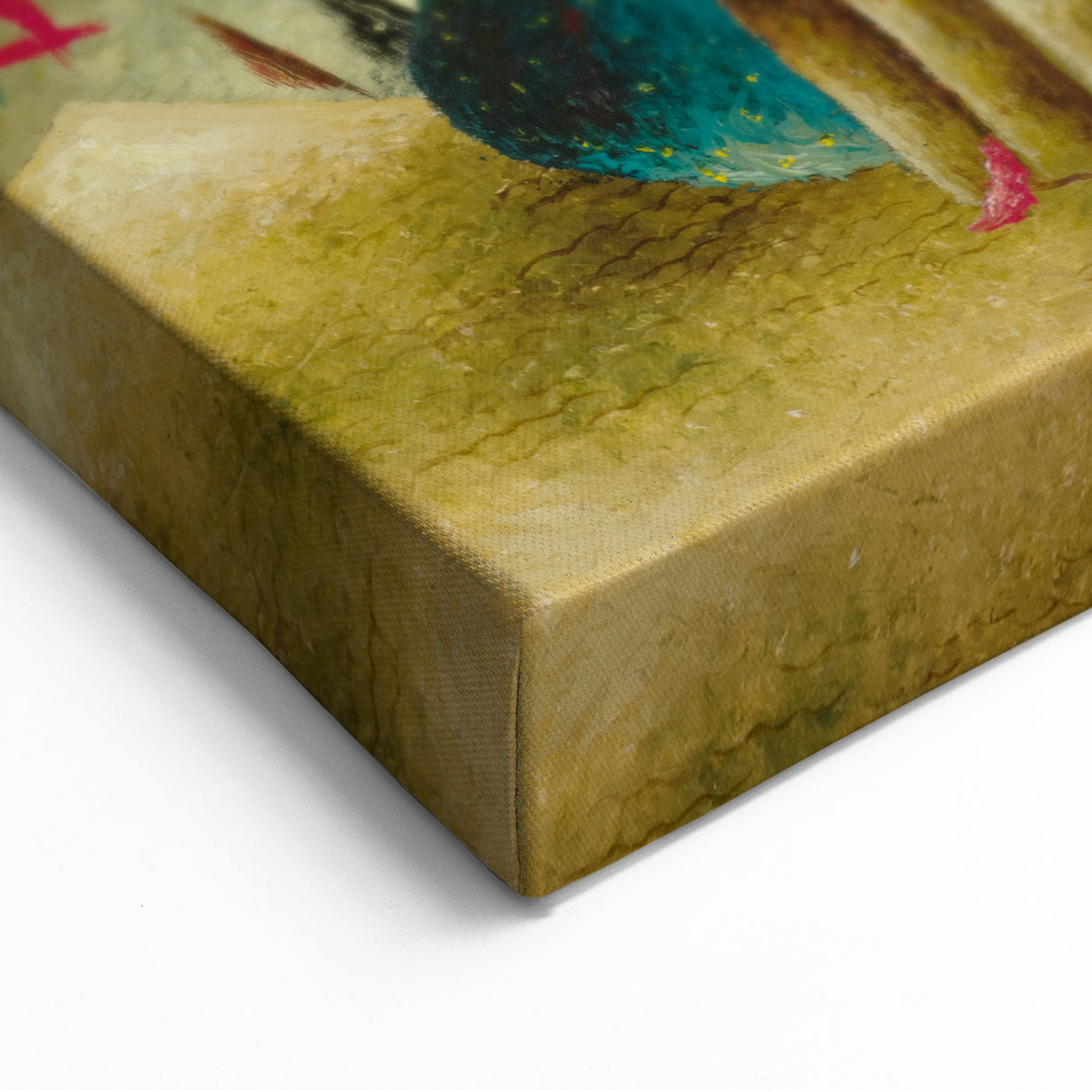 Realistic Wall Art: Abstract Urban Woman Scene Realism Canvas Print