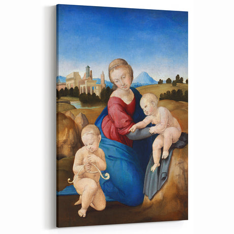 Renaissance Art Prints: Madonna and Child with Infant Saint John by Raphael