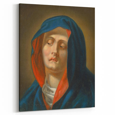 Renaissance Art Prints: Head of the Virgin Mary - Classic Religious Decor