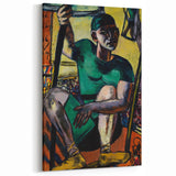 Expressionist Acrobat Art - Abstract Modern Expressionism Wall Decor