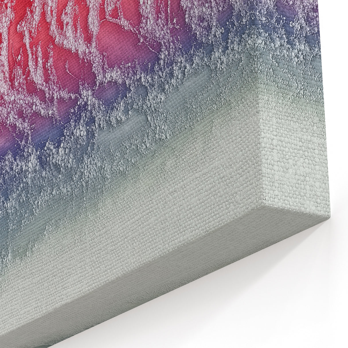 Abstract Landscape with Pink and Blue Hues - Vibrant Modern Wall Art