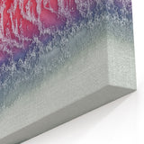 Abstract Landscape with Pink and Blue Hues - Vibrant Modern Wall Art