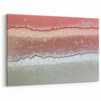 Abstract Landscape with Soft Pink and Beige Tones - Modern Wall Decor