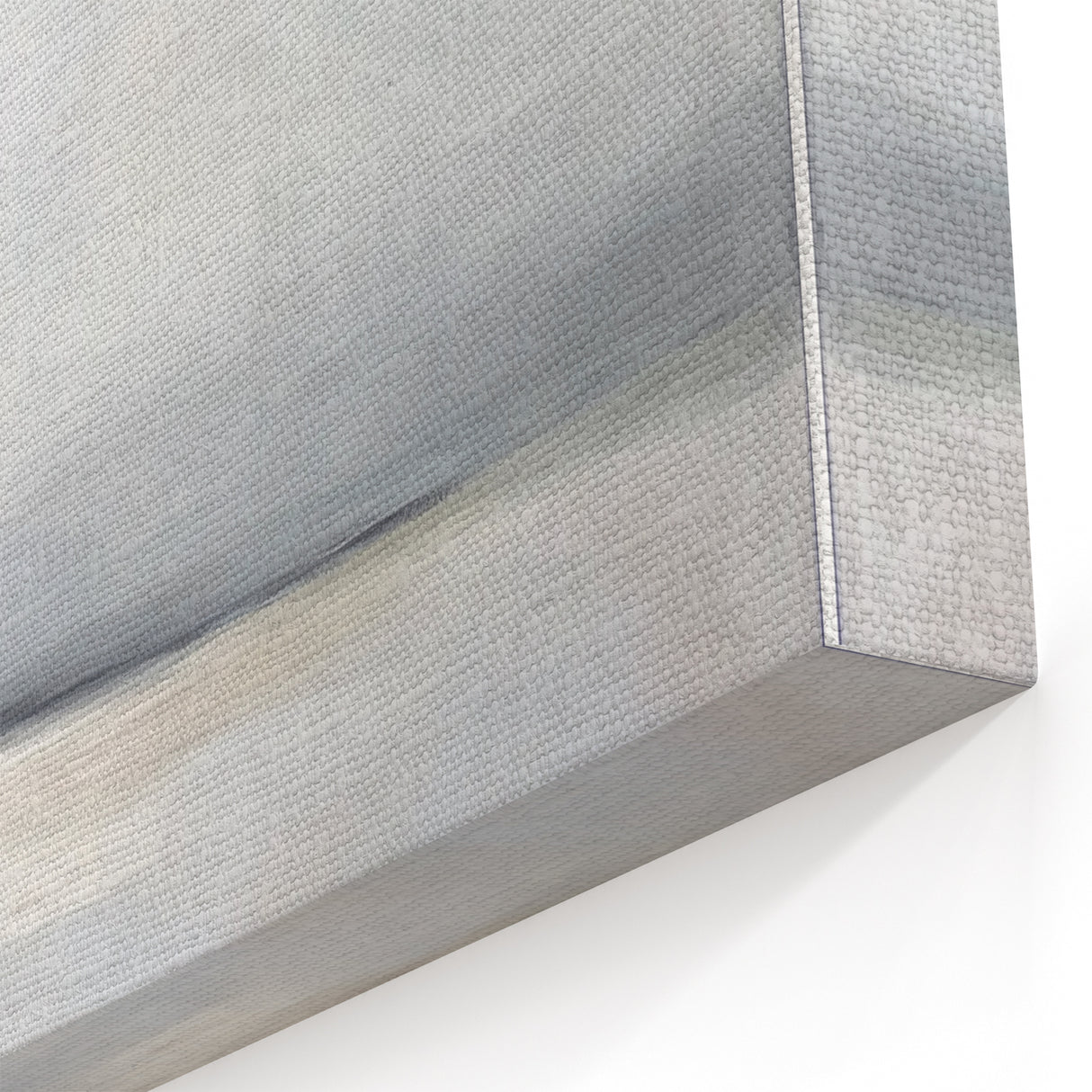 Minimalist Abstract Landscape in Soft Gray Tones - Modern Wall Art