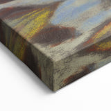 Modern Wall Art - Abstract Mountain Landscape with Earthy Tones